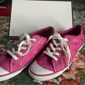 Coach Pink Tennis Shoes